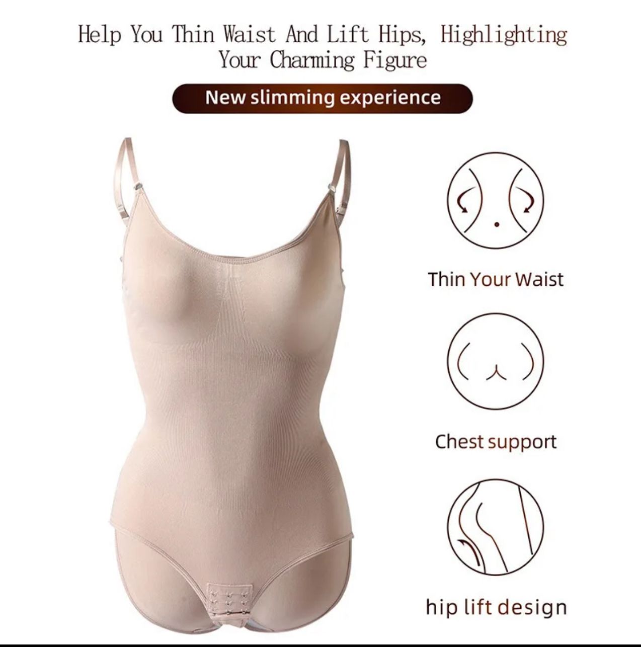 Body Faja Moldeador Sin Costuras Invisib